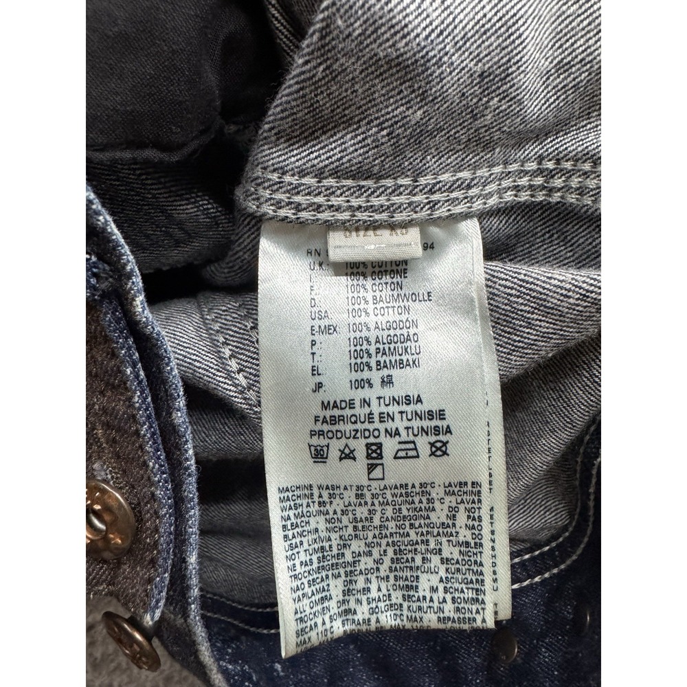 Vintage Y2K Diesel Distressed Denim Jacket in Blue Acid Wash Size XS - Picture 4 of 13